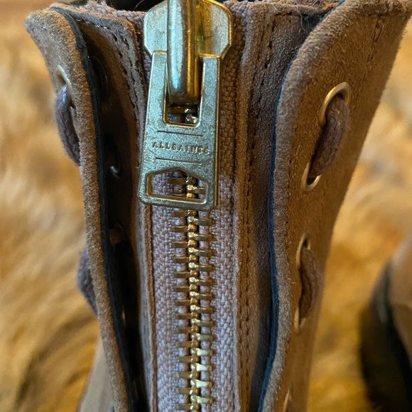 AllSaints Ariel Top Zip Suede Boot in size 36 - Picture 11 of 15